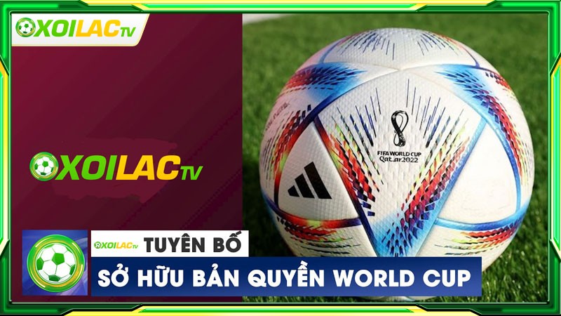 Website xoilacm.cc sở hữu bản quyền bóng đá World Cup 2026