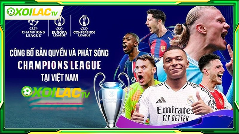 Website sở hữu bản quyền Champion Leagues