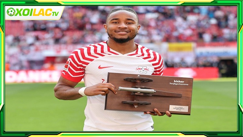 Christopher Nkunku sở hữu danh hiệu vua phá lưới Bundesliga